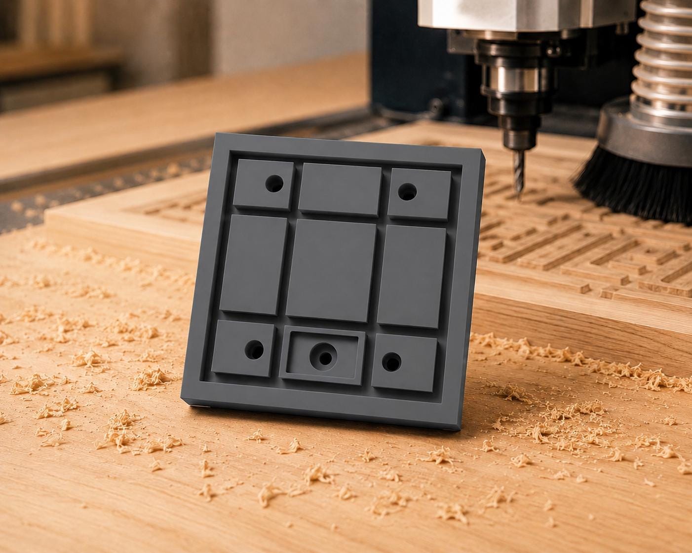 Ventosa CNC compatibile con Masterwood project 323, stampa 3D