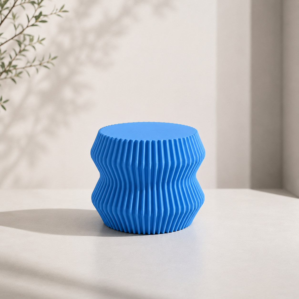 Soprammobile moderno, scultura in stampa 3D