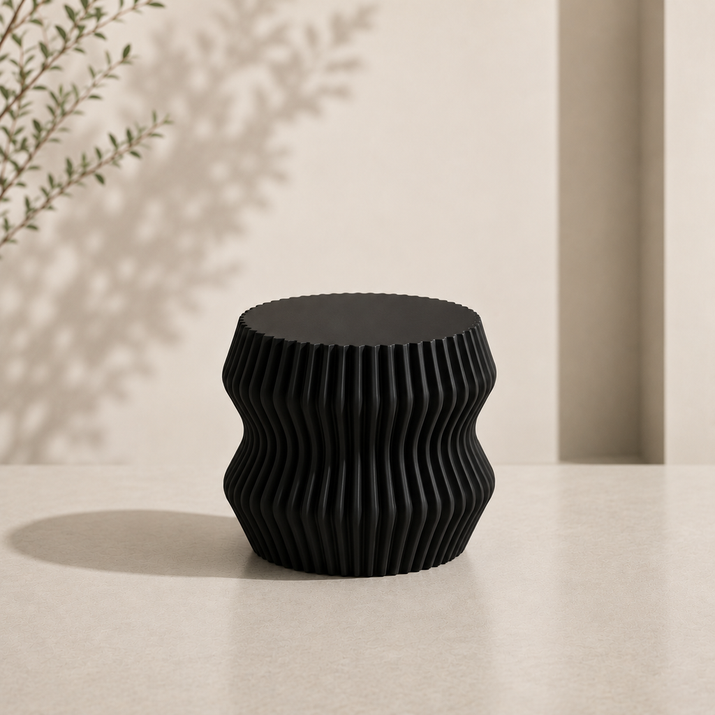 Soprammobile moderno, scultura in stampa 3D