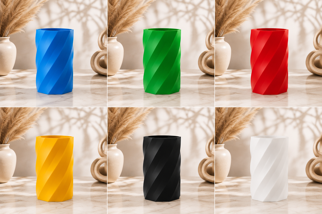Vaso geometrico, arredamento casa e salotto, stampa 3D