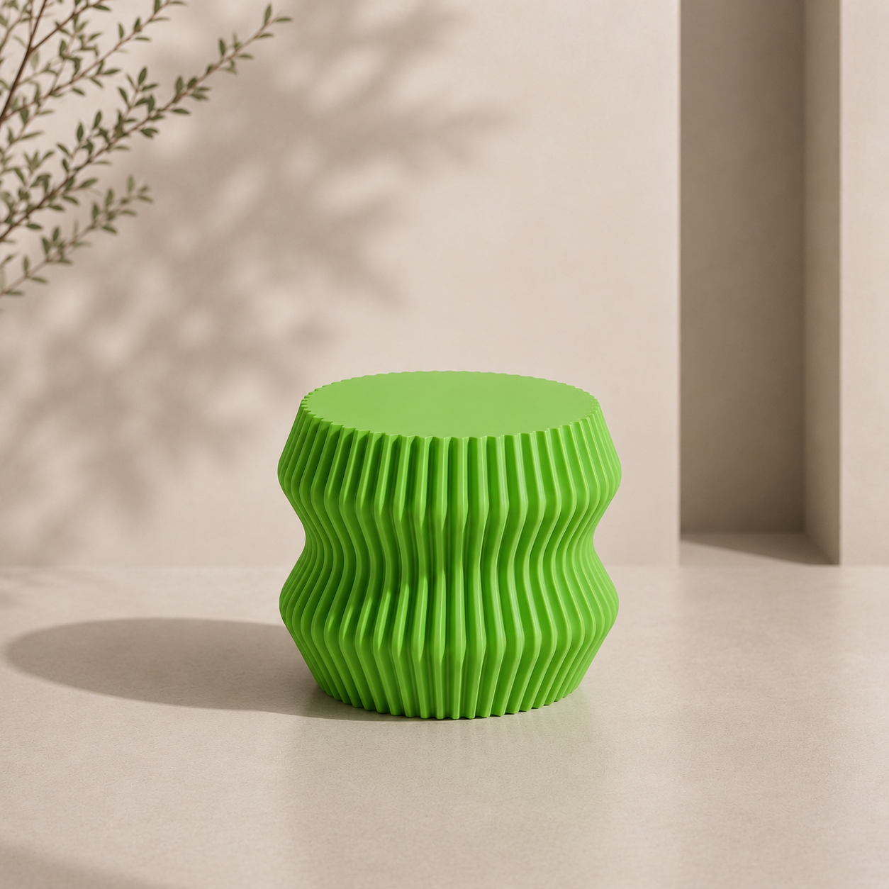 Soprammobile moderno, scultura in stampa 3D