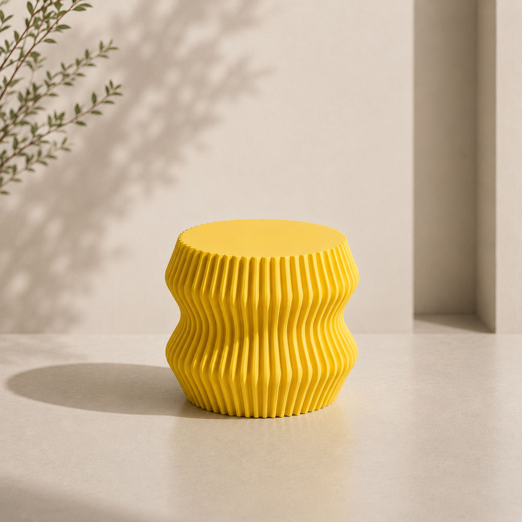 Soprammobile moderno, scultura in stampa 3D
