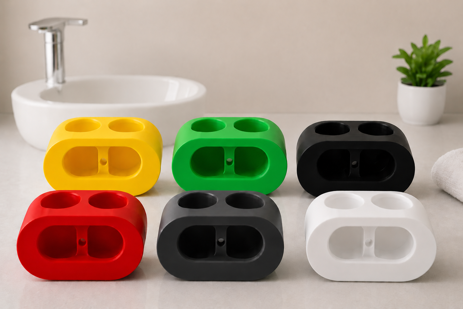 Porta spazzolino elettrico, stampa 3D