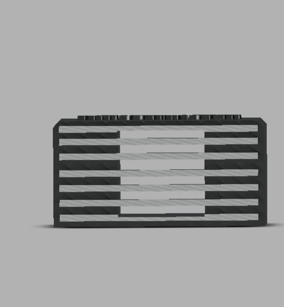 Mini ventilatore adatto alle postazioni di guida, simulatore, sim racing, stampa 3D